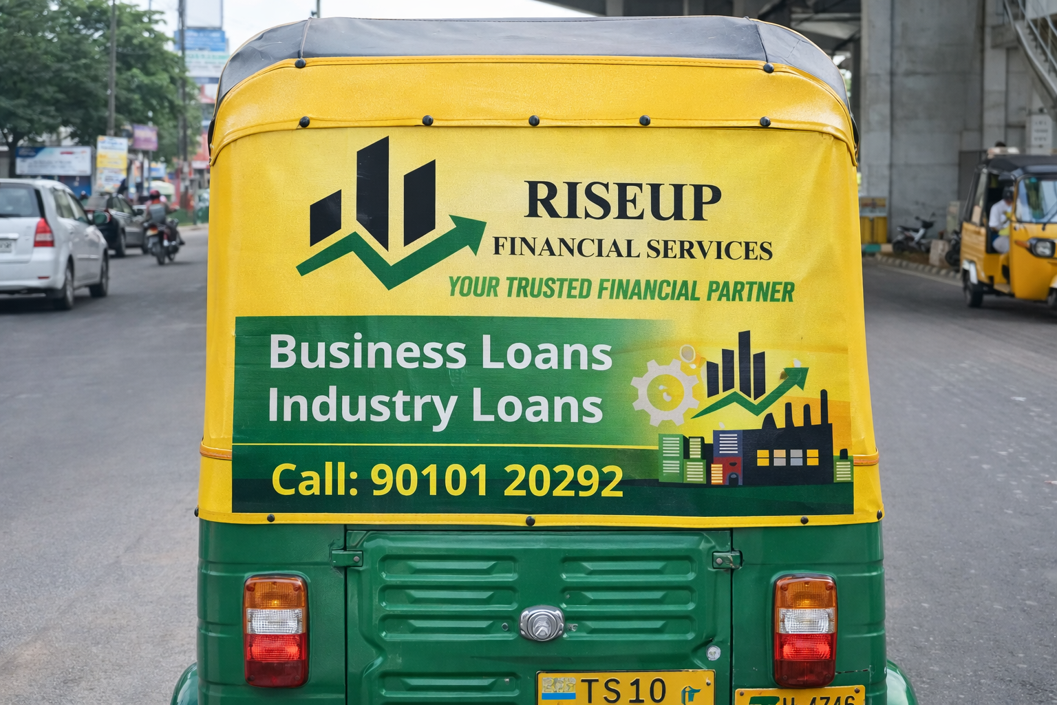Riseup Financial Services Auto Ad